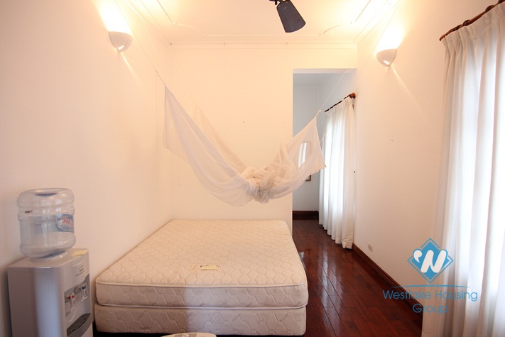 Beautiful house with large yard for rent on Dang Thai Mai, Tay Ho, Hanoi
